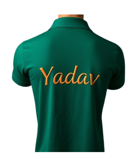 Embroidered Back Side