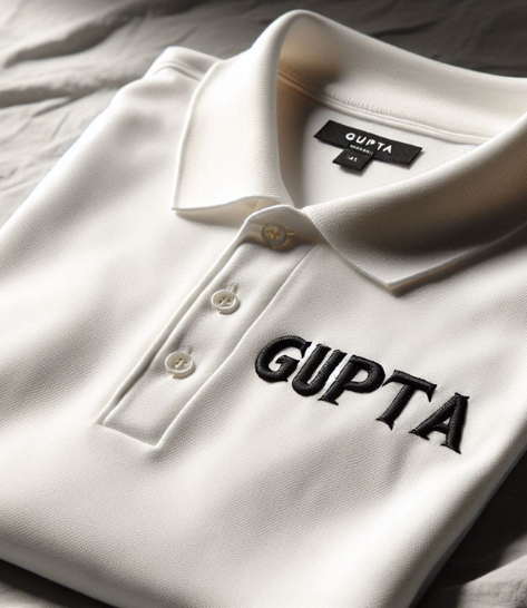 Embroidered Front Side